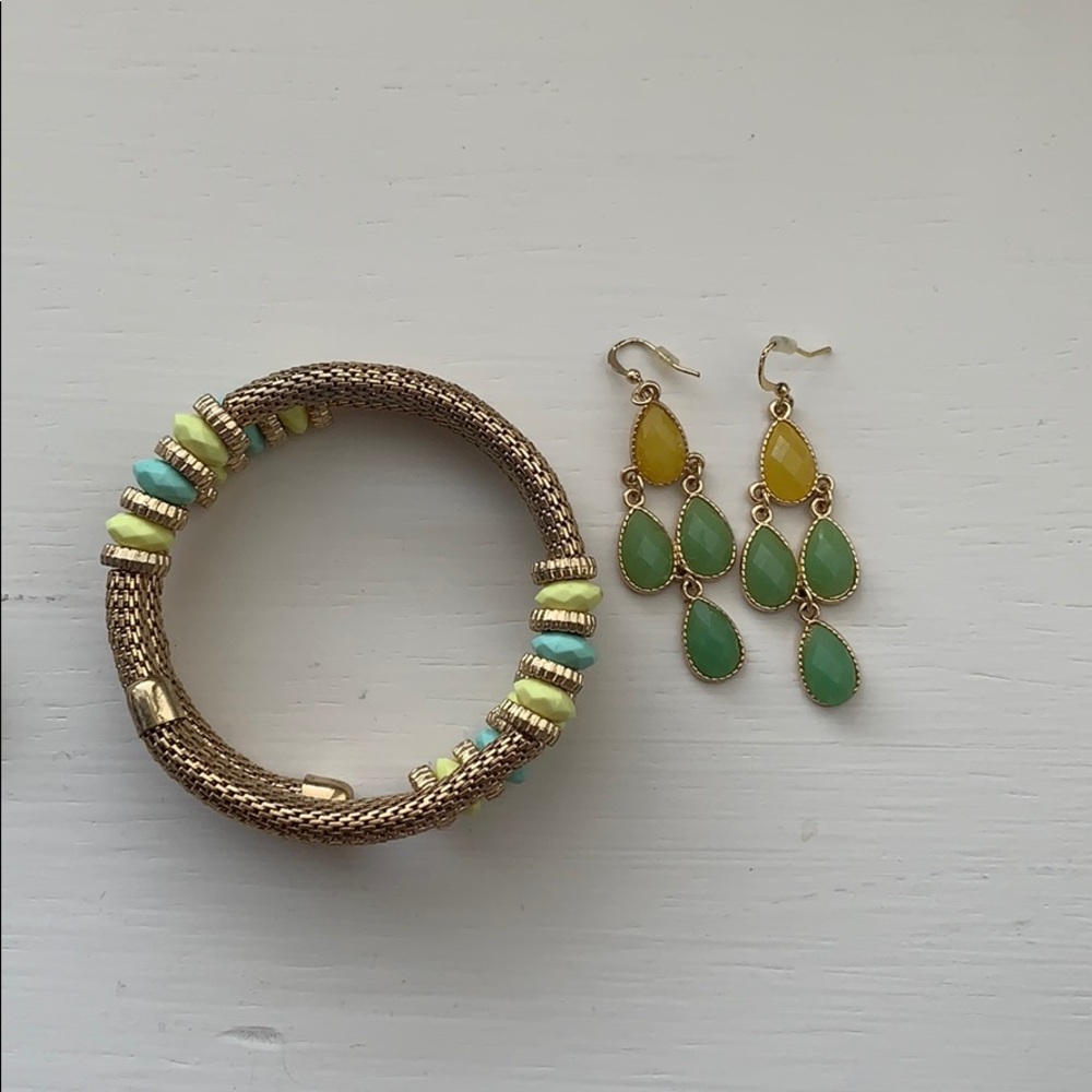 Bracelet and matching earrings!